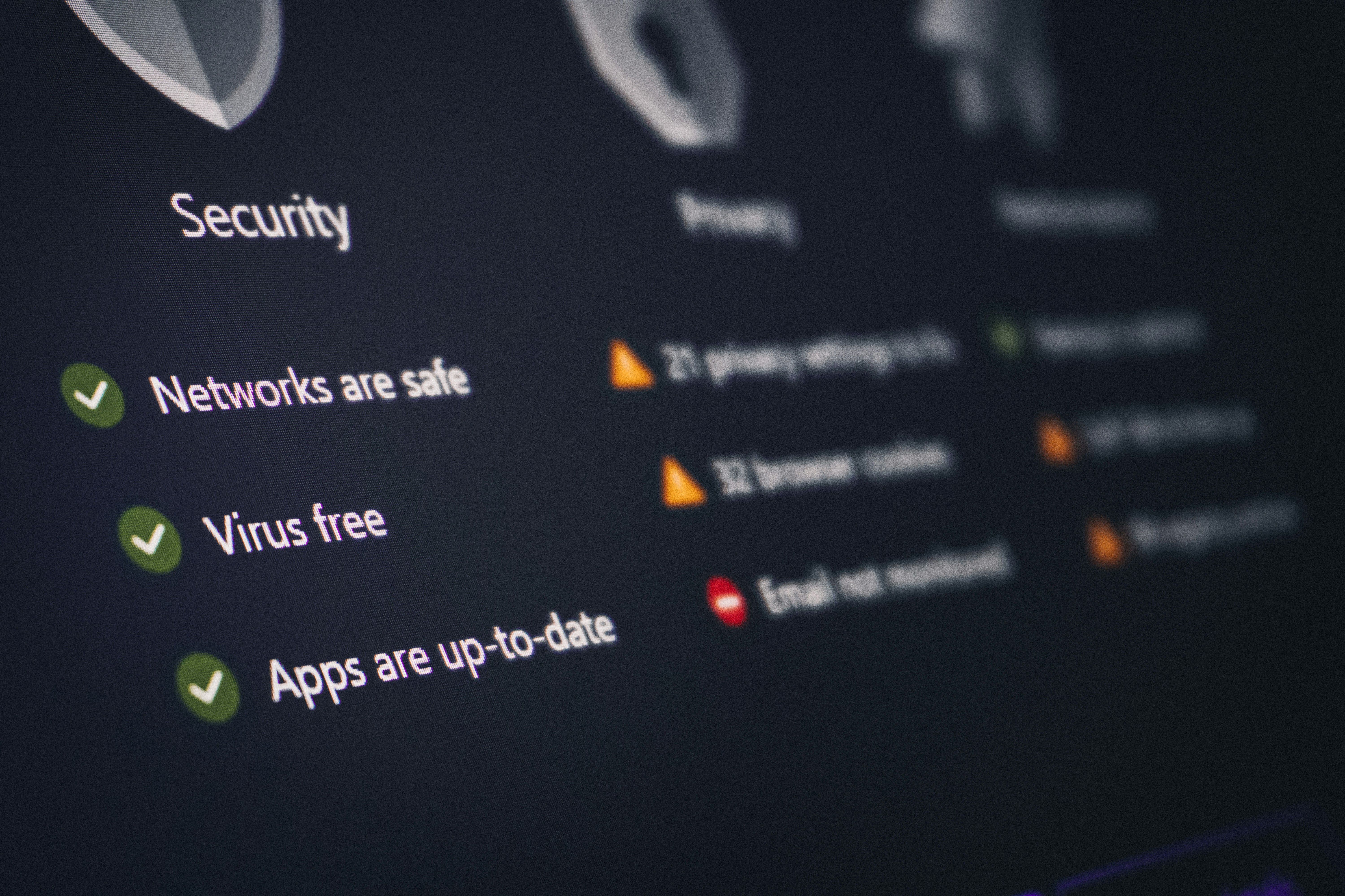Cybersecurity professional monitoring security systems